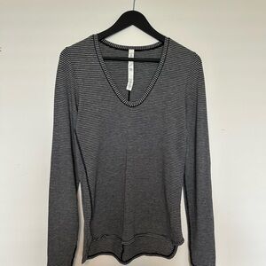 lululemon Striped Long Sleeve Shirt